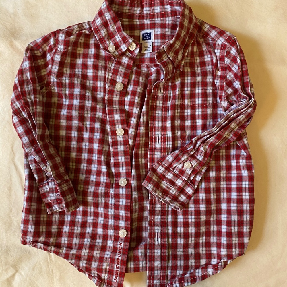 Janie and Jack button down shirt